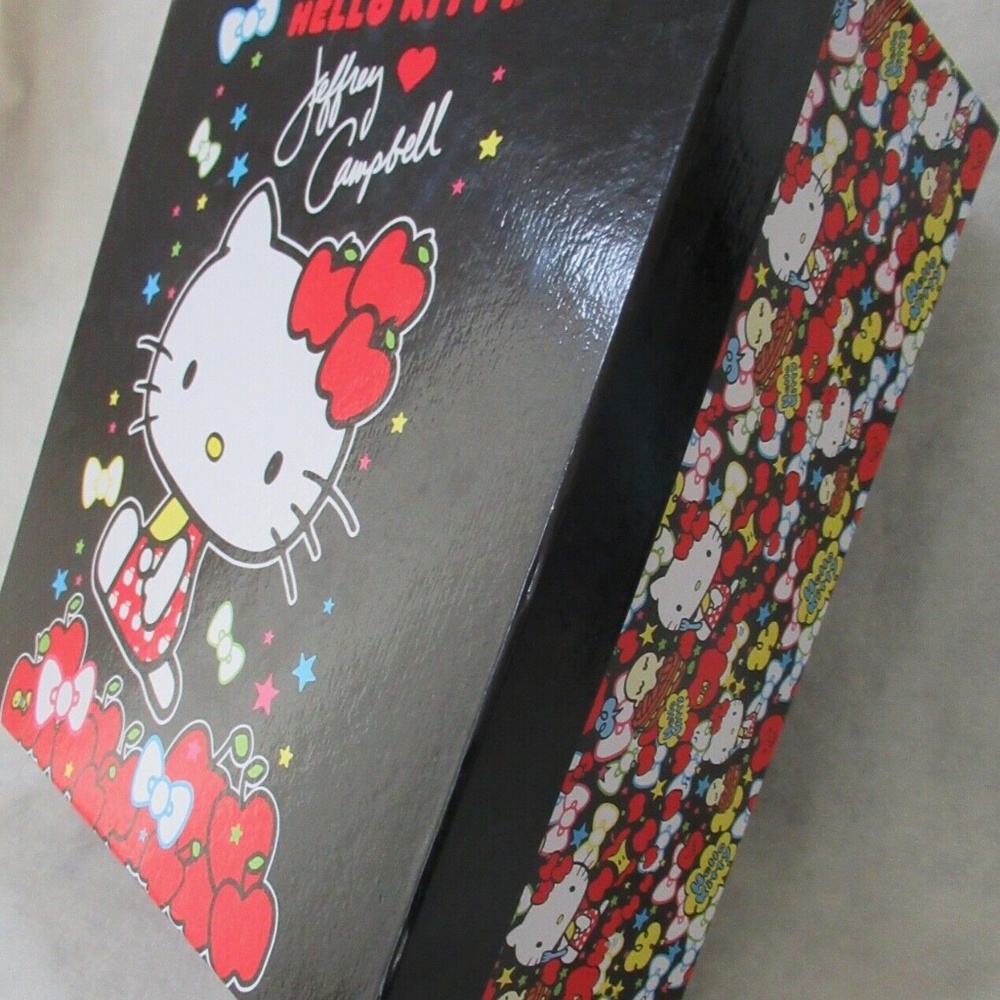 New Jeffrey Campbell HELLO KITTY Fake Fur Booties - Picture 7 of 8